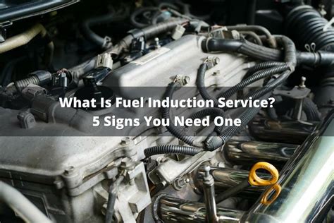 how much is a fuel induction service